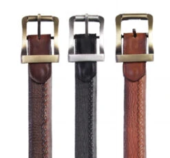 Los Altos Genuine Shark Skin And Braided Leather Belt -Fashion Formal Wear Store LSAL C2309 4 58805.1610056127