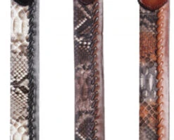 Los Altos Genuine Python Skin & Braided Leather Belt -Fashion Formal Wear Store LSAL C2357 3 10604.1609951952