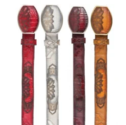 Los Altos Genuine Caiman Hornback Western Fashion Belt