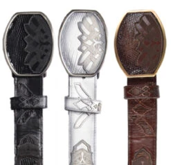 Los Altos Genuine Teju Lizard Western Fashion Belt -Fashion Formal Wear Store LSAL WSB C11F07 4 63993.1610390916