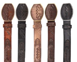 Los Altos Genuine Shark Western Fashion Belt -Fashion Formal Wear Store LSAL WSB C11F09 2 39723.1610316673