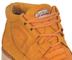 Los Altos Genuine Caiman & Ostrich Quill Casual Ankle Boot - Buttercup 7 Los Altos Genuine Caiman & Ostrich Quill Casual Ankle Boot - Buttercup -Fashion Formal Wear Store LSAL ZA050202 2 05589.1612123263