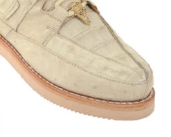 Los Altos Genuine Caiman & Ostrich Casual Ankle Boot - Bone 7 Los Altos Genuine Caiman & Ostrich Casual Ankle Boot - Bone -Fashion Formal Wear Store LSAL ZA052804 3 23394.1612207887