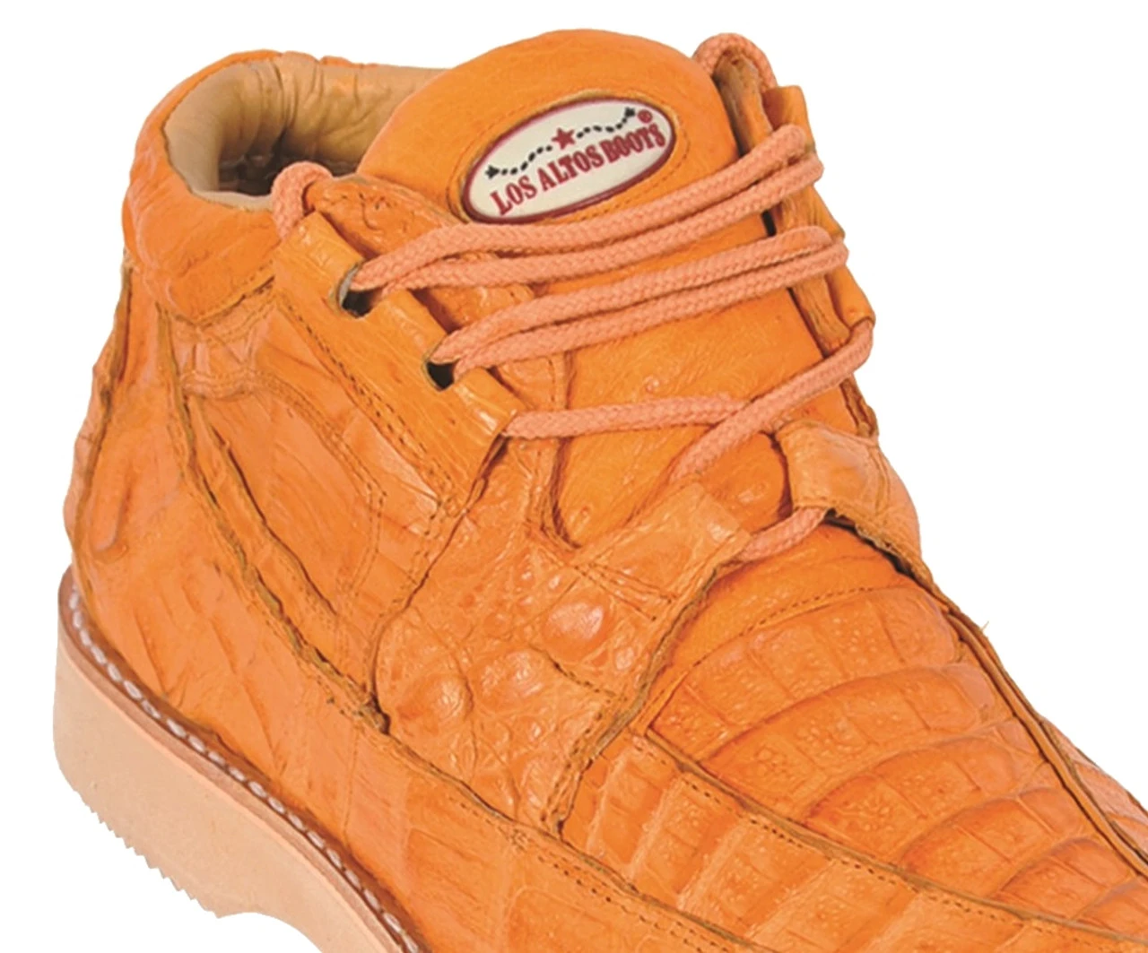 Los Altos Genuine Caiman Casual Ankle Boot - Buttercup 4 Los Altos Genuine Caiman Casual Ankle Boot - Buttercup - Image 2