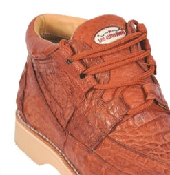 Los Altos Genuine Caiman Casual Ankle Boot - Cognac -Fashion Formal Wear Store LSAL ZA060103 3 13017.1612204523