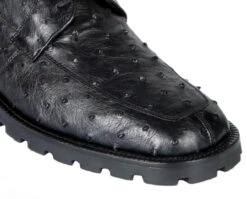 Los Altos Genuine Black Ostrich Quill Ankle Boot -Fashion Formal Wear Store LSAL ZA2060305 3 82339.1610575404