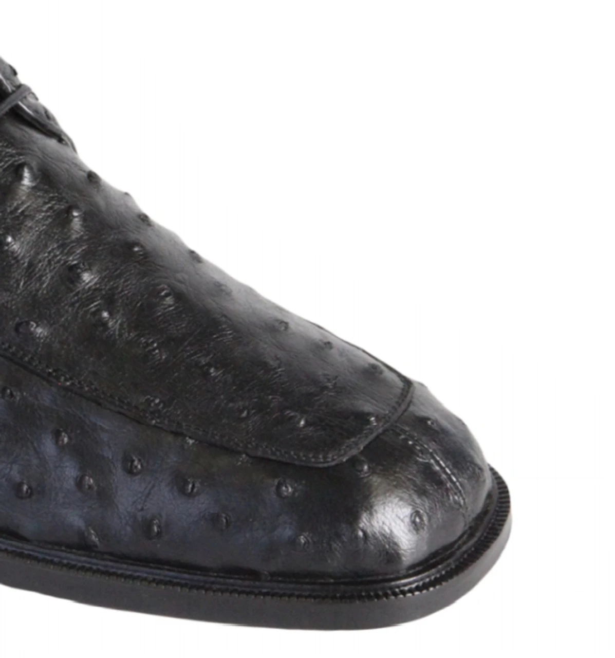 Los Altos Genuine Ostrich Quill Ankle Boot - Black 4 Los Altos Genuine Ostrich Quill Ankle Boot - Black - Image 2