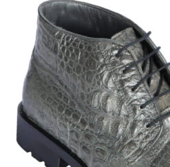 Los Altos Genuine Grey Caiman Belly Ankle Boot 8 Los Altos Genuine Grey Caiman Belly Ankle Boot -Fashion Formal Wear Store LSAL ZA2068209 2 15319.1610618197