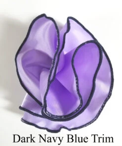 Antonio Ricci 2-in-1 Pouf Round Pocket Square - Dark Navy On Lavender 7 Antonio Ricci 2-in-1 Pouf Round Pocket Square - Dark Navy On Lavender -Fashion Formal Wear Store Lavender darknavyblue3 22389.1651004870