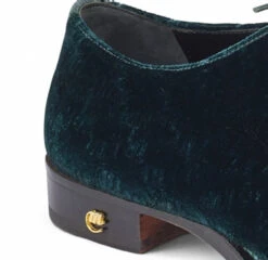 Mauri Genuine Alligator And Velvet Dress Shoe - Hunter Green -Fashion Formal Wear Store MRI SH 4948GR 3 72502.1636133590