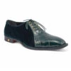Mauri Genuine Alligator And Velvet Dress Shoe - Hunter Green -Fashion Formal Wear Store MRI SH 4948GR 86990.1636133589