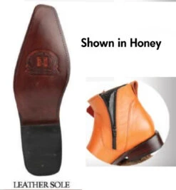 Original Michel Boot Co. Nappa Leather Side Zip Snub Toe Ankle Boot -Fashion Formal Wear Store ORB 567B4607 2 40958.1520538662