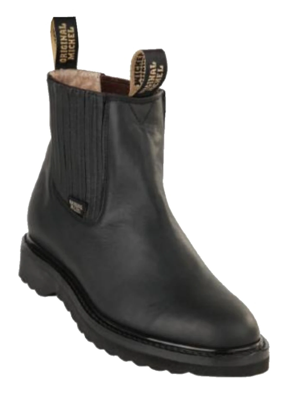 Original Michel Boot Co. Grasso Finish Leather Comfort Tread Sole Ankle Boot 3 Original Michel Boot Co. Grasso Finish Leather Comfort Tread Sole Ankle Boot