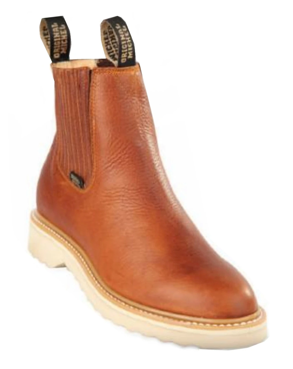 Original Michel Boot Co. Pebble Leather Comfort Tread Sole Ankle Boot 5 Original Michel Boot Co. Pebble Leather Comfort Tread Sole Ankle Boot - Image 3