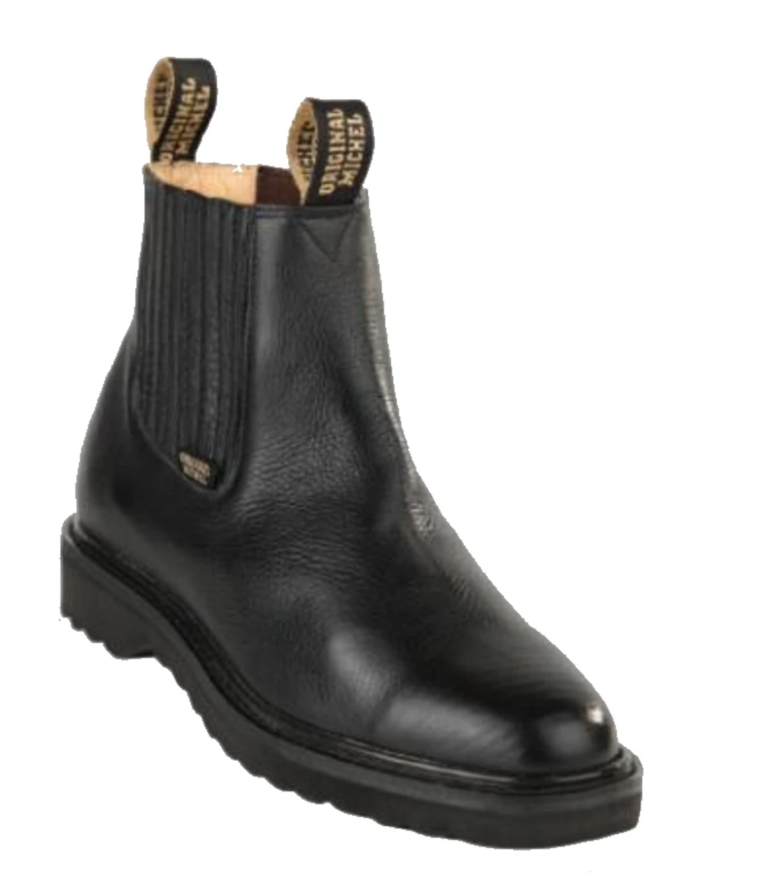 Original Michel Boot Co. Pebble Leather Comfort Tread Sole Ankle Boot 4 Original Michel Boot Co. Pebble Leather Comfort Tread Sole Ankle Boot - Image 2