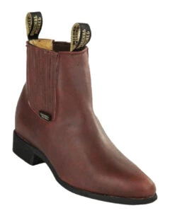 Original Michel Boot Co. Grasso Finish Leather Charro Ankle Boot - Rubber Sole 10 Original Michel Boot Co. Grasso Finish Leather Charro Ankle Boot - Rubber Sole -Fashion Formal Wear Store ORB H64 LTH BR 27714.1520459932