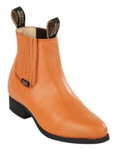 Original Michel Boot Co. Nappa Leather Charro Ankle Boot - Rubber Sole