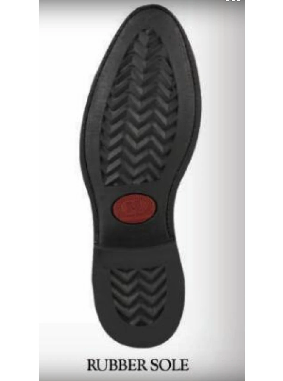 Original Michel Boot Co. Suede Charro Ankle Boot - Rubber Sole 8 Original Michel Boot Co. Suede Charro Ankle Boot - Rubber Sole - Image 6