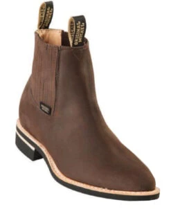 Original Michel Boot Co. Suede Charro Ankle Boot - Natural Edge Rubber Sole 10 Original Michel Boot Co. Suede Charro Ankle Boot - Natural Edge Rubber Sole -Fashion Formal Wear Store ORB H64C SU BR 99250.1520537132