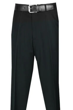 Vinci Pre-Hemmed Flat Front Stretch Ultra Slim Dress Slacks