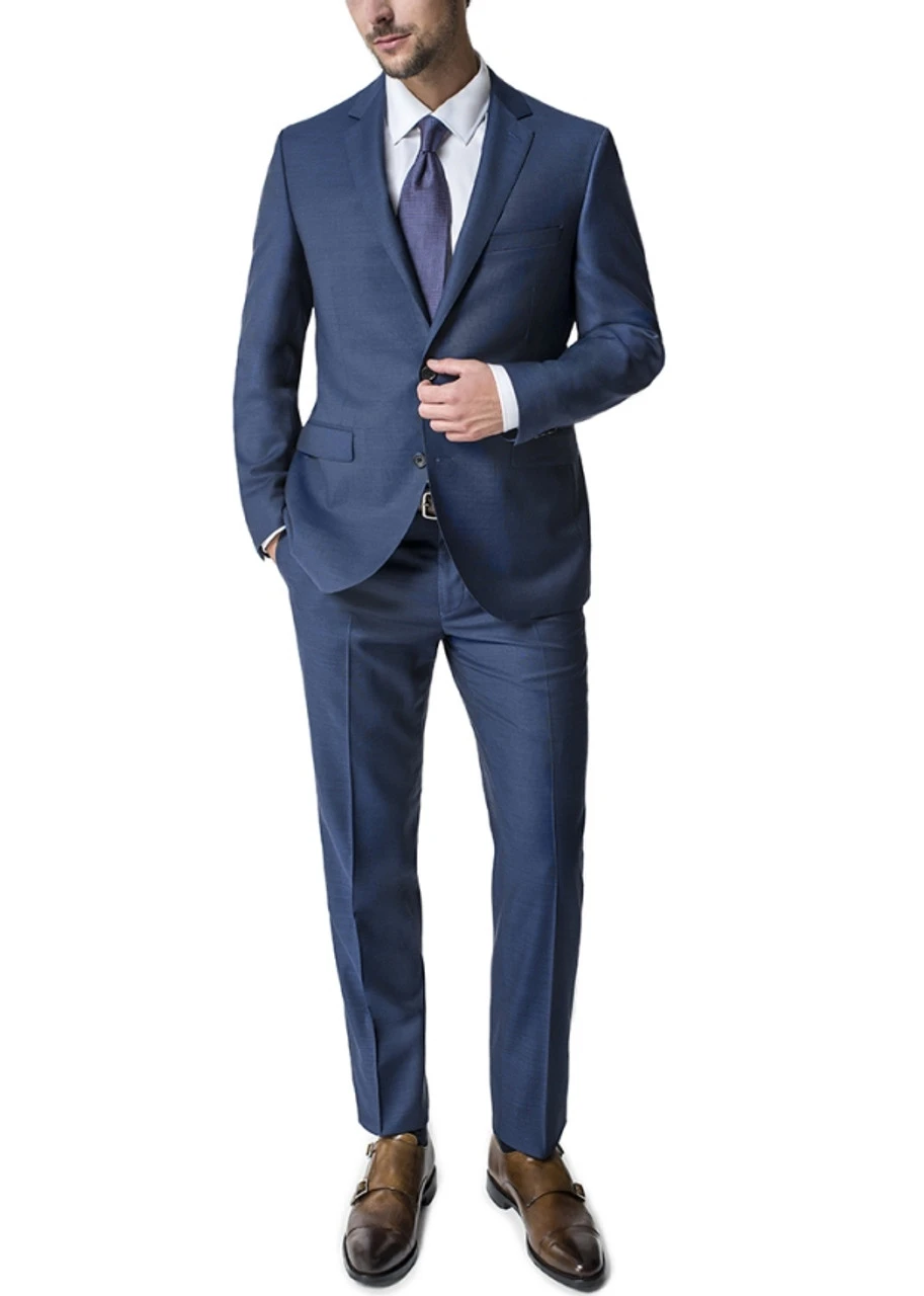 Paul Betenly 2-Button Super 120's Vantage Wool Suit - Slim Fit 3 Paul Betenly 2-Button Super 120's Vantage Wool Suit - Slim Fit