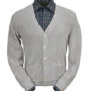 Peru Unlimited Baby Alpaca And Wool Cardigan Sweater - Light Grey 1 Peru Unlimited Baby Alpaca And Wool Cardigan Sweater - Light Grey -Fashion Formal Wear Store PRU BACL102 LGY 33222.1546898219
