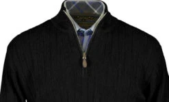 Peru Unlimited Baby Alpaca And Wool Half Zip Sweater - Black 7 Peru Unlimited Baby Alpaca And Wool Half Zip Sweater - Black -Fashion Formal Wear Store PRU BAZM 110 B 2 66599.1546118764