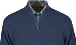 Peru Unlimited Baby Alpaca And Wool Half Zip Sweater - Denim Blue 7 Peru Unlimited Baby Alpaca And Wool Half Zip Sweater - Denim Blue -Fashion Formal Wear Store PRU BAZM 110 DNBL 2 07539.1546197076