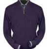 Peru Unlimited Baby Alpaca And Wool Half Zip Sweater - Plum Heather 2 Peru Unlimited Baby Alpaca And Wool Half Zip Sweater - Plum Heather -Fashion Formal Wear Store PRU BAZM 110 PR 70911.1546198827