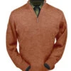 Peru Unlimited 100% Royal Alpaca Contrast Half Zip Sweater - Brick 1 Peru Unlimited 100% Royal Alpaca Contrast Half Zip Sweater - Brick -Fashion Formal Wear Store PRU RAJ110 BRKHT 37799.1546887848