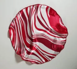 Antonio Ricci 2-in-1 Pouf Round Pocket Square - Red With White Swirl Pattern 10 Antonio Ricci 2-in-1 Pouf Round Pocket Square - Red With White Swirl Pattern -Fashion Formal Wear Store RedSwirl 4 22813.1661635667