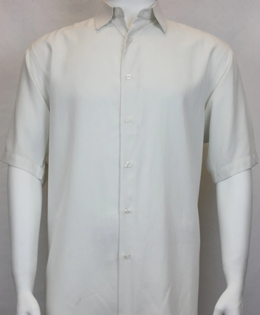 Sangi Modal Blend Short Sleeve Camp Shirt - Off-White 3 Sangi Modal Blend Short Sleeve Camp Shirt - Off-White