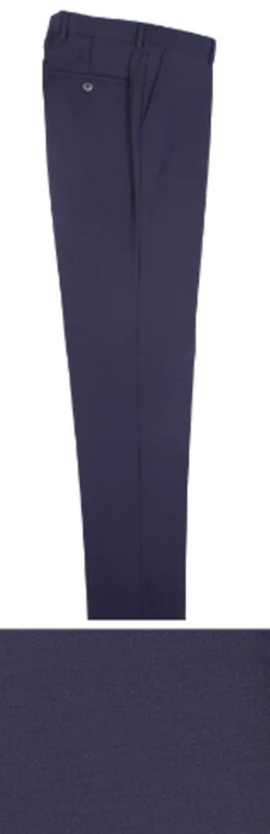 Tiglio 100% Italian Wool Slim Fit Slacks - 7 Colors -Fashion Formal Wear Store TGL PT 2564 navy 22560.1527013319