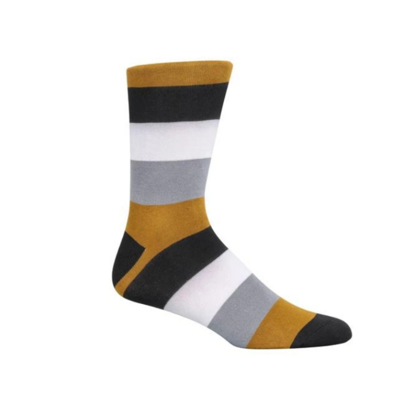 ThreadJar Premium Cotton & Spandex Socks - Block Design 3 ThreadJar Premium Cotton & Spandex Socks - Block Design
