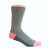 ThreadJar Premium Cotton & Spandex Socks - Jade With Pink Houndstooth -Fashion Formal Wear Store TJ SK 771 48060.1653074036
