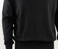 Bassiri Turtle-Neck Cotton Blend Knit Long Sleeve Sweater - Black 6 Bassiri Turtle-Neck Cotton Blend Knit Long Sleeve Sweater - Black -Fashion Formal Wear Store Turtle 631 black orig 3 17905.1600894123