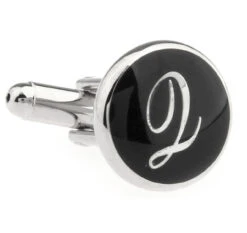 Personalized Initial Cufflinks Letter Q (V-CF-1684-Q)