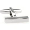 Small Silver Elongated Cufflinks (V-CF-50282) 2 Small Silver Elongated Cufflinks (V-CF-50282) -Fashion Formal Wear Store V CF 50282 28538.1535085796