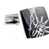 Abstract Statue Of Liberty New York Cufflinks (V-CF-52679) -Fashion Formal Wear Store V CF 52679 2 76034.1522718052