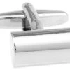 Silver Cylinder Cufflinks (V-CF-55889) 2 Silver Cylinder Cufflinks (V-CF-55889) -Fashion Formal Wear Store V CF 55889 60185.1535034818