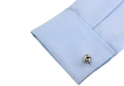 Silver Love Knots Cufflinks (V-CF-56514) 7 Silver Love Knots Cufflinks (V-CF-56514) -Fashion Formal Wear Store V CF 56514 2 96403.1535165984