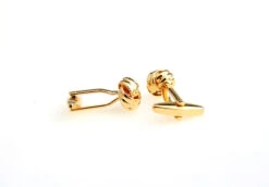 Small Gold Love Knot Cufflinks (V-CF-56532-G) -Fashion Formal Wear Store V CF 56532 G 2 79109.1534461528