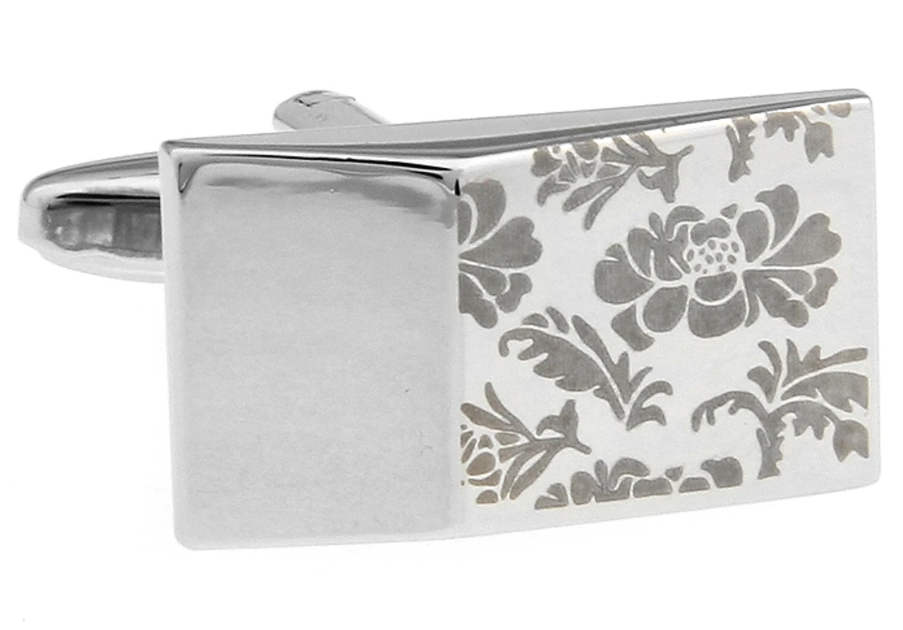 Laser Engraved Cufflinks (V-CF-56857) 3 Laser Engraved Cufflinks (V-CF-56857)