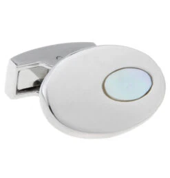 Mother Of Pearl Insert Cufflinks (V-CF-64036MP)