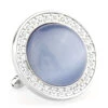 Extra Large Blue Cat's Eye Stone Cufflinks (V-CF-67480BL-S) 2 Extra Large Blue Cat's Eye Stone Cufflinks (V-CF-67480BL-S) -Fashion Formal Wear Store V CF 67480BL S 67248.1534902789
