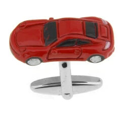 X-Large Red Sport Car Cufflinks (V-CF-71075)