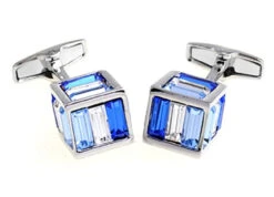 Small Blue Cubed Baguette Swarovski® Crystal Cufflinks (V-CF-C1000BL-S) 8 Small Blue Cubed Baguette Swarovski® Crystal Cufflinks (V-CF-C1000BL-S) -Fashion Formal Wear Store V CF C1000BL S 66730.1534289963