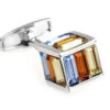 Small Multi-Colored Cubed Baguette Swarovski® Crystal Cufflinks (V-CF-C1000M-S) 2 Small Multi-Colored Cubed Baguette Swarovski® Crystal Cufflinks (V-CF-C1000M-S) -Fashion Formal Wear Store V CF C1000M S 2 73670.1522715425
