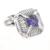 Large Purple Crystal Cufflinks (V-CF-C53495-PR) -Fashion Formal Wear Store V CF C53495 PR 2 49830.1522696842
