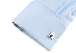 Blue Petite Square Crystal Cufflinks (V-CF-C5753BL) -Fashion Formal Wear Store V CF C5753BL 3 12889.1534461398